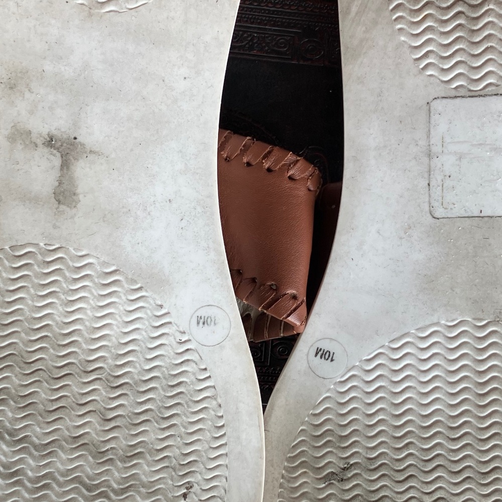 Jack Rogers Sandals Flat / Tan Leather    Size 10 - Picture 6 of 6